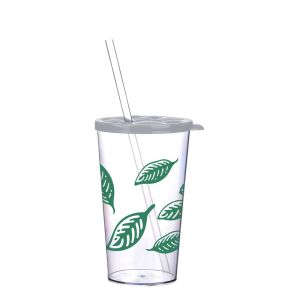 Titiz Iris Limeshake 700ml Üdítős műanyag pohár tetővel és szívószállal - Mintás többfajta 139827423 - Pohár