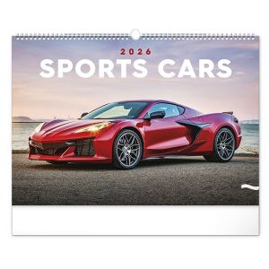 2026 Sportautó Naptár - Piros Sportautó - REALSYSTEM