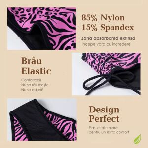 Menštruačné plavecké nohavičky - Elif - L, Fialová 140630431 - Dámske oblečenie