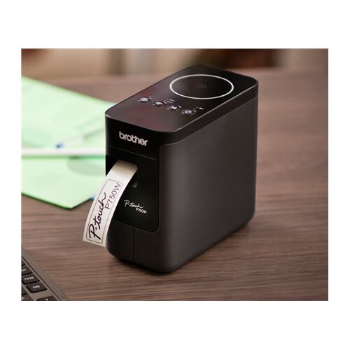 DRUKARKA TERMICZNA ETYKIET BROTHER PT-P750W PRZENOŚNA, USB, WIFI, NFC
