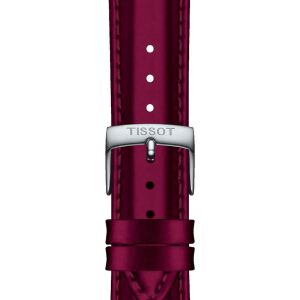Tissot bordó gyári szintetikus bőr óraszíj 18 mm 139848658 - Tissot
