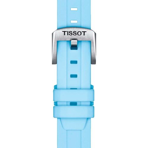 Tissot kék gyári szilikon óraszíj 18 mm 139848701
