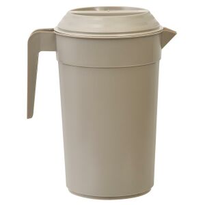 Enger műanyag kancsó fedővel 2 L, szürke