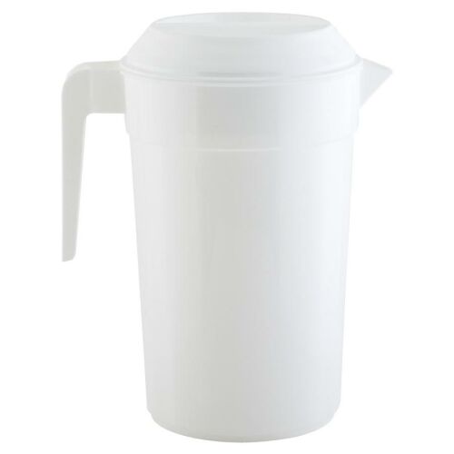Enger műanyag kancsó fedővel 2 L, fehér 139848909