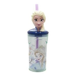 POHÁR SZÍVÓSZÁLAS 3D 360ML FROZEN 139854790 - Pohár