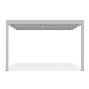 SUN ELEGANCE WALL 3x4 m  Motoros fehér terasz pergola + LED világítás