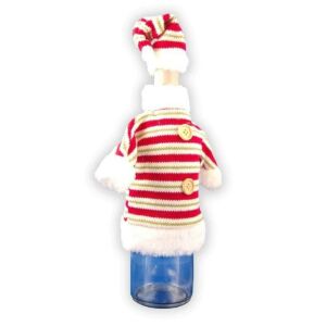 Btech Borosüveg ruha mikulás csíkos 141470696 - Vicces ajándék