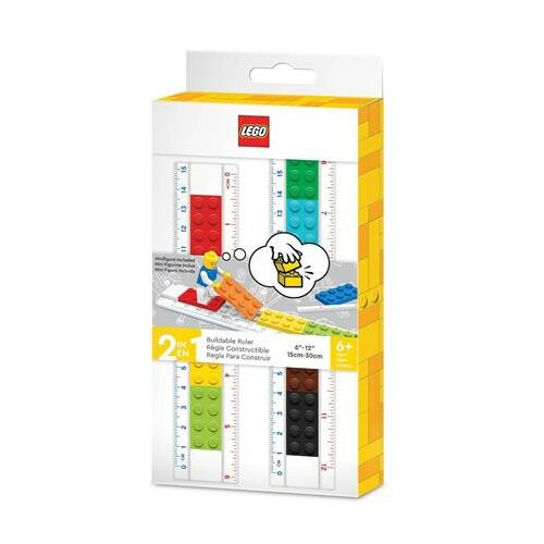 Vonalzókészlet, 2 darabos, mini figurával, LEGO