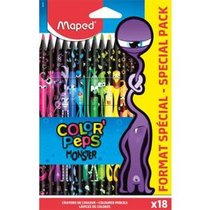 Maped Color'Peps Monster 18 darabos színes ceruza készlet csomagolása - Toll & Ceruza