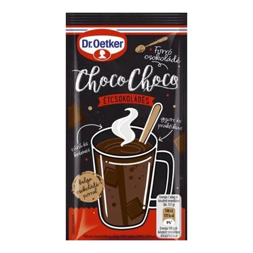 Forró csokoládé, 32 g, DR OETKER "Choco-Choco", étcsokis