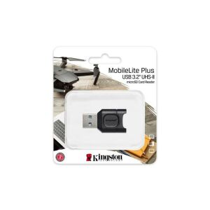 Kártyaolvasó, microSD kártyához, USB 3.2 Gen 1, KINGSTON "MobileLite Plus" 143679956 - Kártyaolvasó