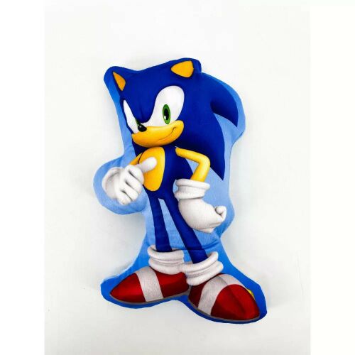 Sonic a sündisznó Smirk formapárna, díszpárna 30x18 cm 139859924