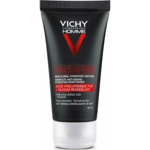 Vichy Homme Structure Force Öregedésgátló Krém 50ml - Arc- és szemkörnyékápoló