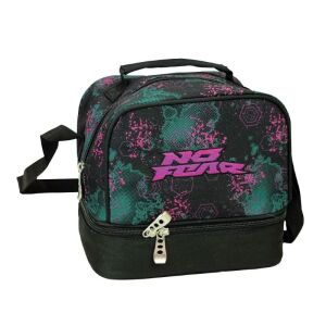 No Fear Fluo Lunchtasche mit zwei Fächern und Logo - Lunchtaschen