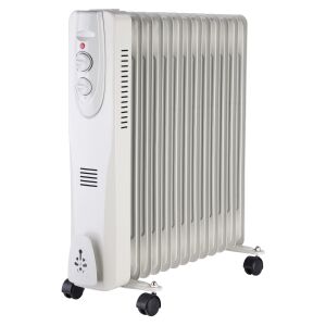 Radiator cu ulei Well cu 13 elementi, încălzitor portabil 2500W - Radiator
