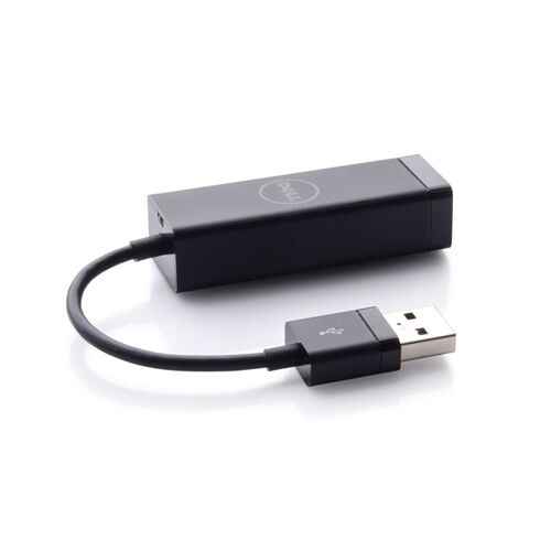 Dell | USB-A 3.0 do Ethernetu (rozruch PXE) | Czarny | Adapter 140679484