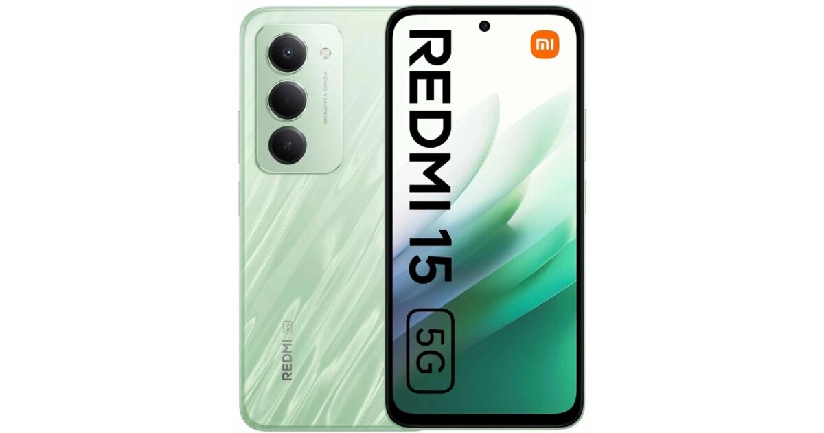 Xiaomi Redmi 15 5G 128GB 4GB RAM Dual - zöld | Pepita.hu