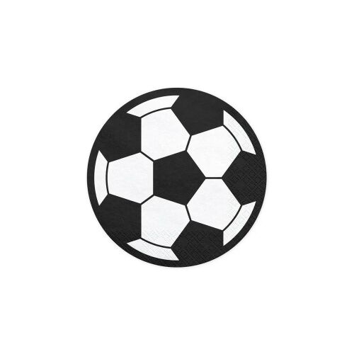PartyDeco szalvéta, football, 13,5 cm, 20db 139879582