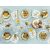 PartyDeco születésnapi glitter gyertya, 30, arany, 10cm 149099528