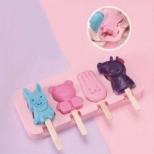 Jégkrém forma, állatfigura, szilikon, 24x10cm 139879727