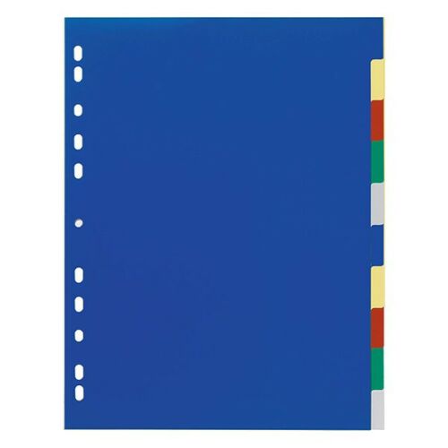 Regiszter DURABLE műanyag A/4 maxi 10 színes 139880129 - Durable