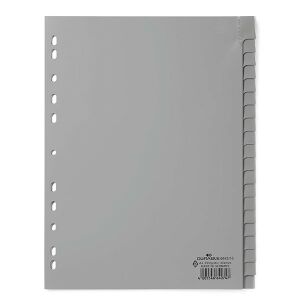 Regiszter DURABLE műanyag A/4 1-20 részes szürke 139880133 - Durable