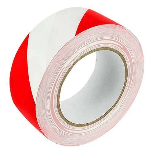 Jelzőszalag GRAND 48mm x 50m piros-fehér 139880473