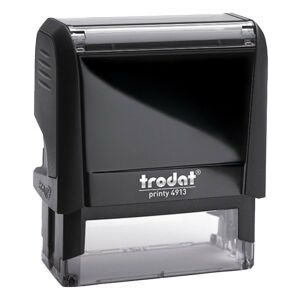 Bélyegző TRODAT Printy 4.0 4913 fekete ház piros párna 139880475 - Irodai bélyegző