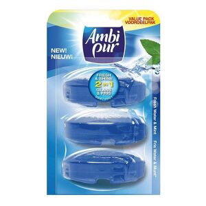 Toalett illatosító utántöltő AMBI PUR 3x55 ml water&mint 139880628 - WC illatosító