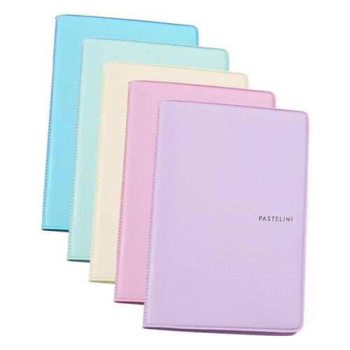 Okmánytartó PASTELINI álló 6 lapos vegyes színekben 139880700