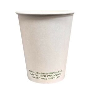 Pohár eldobható papír műanyagmentes 3 dl fehér  50 darabos (12332) 139880785 - Eldobható pohár