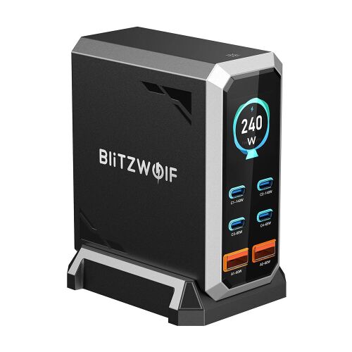 Blitzwolf BW-S31 240W 6-Port USB töltőállomás