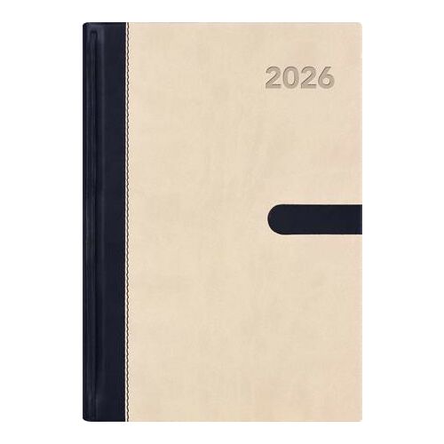 DAYLINER Winner 2026 A5 heti tervező, Bézs borító - Naptár