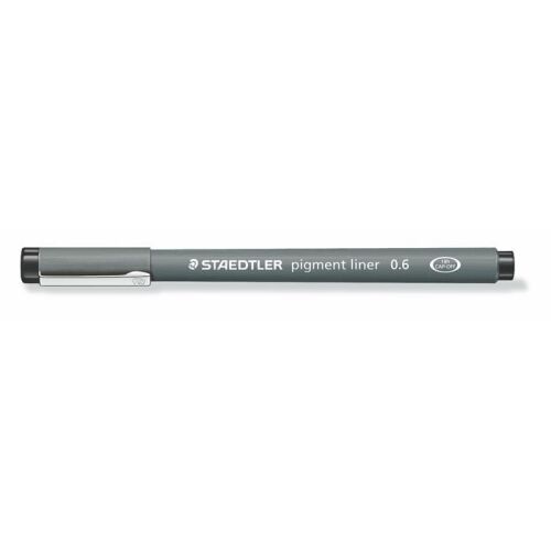 Tusfilc, 0,6 mm, STAEDTLER "Pigment Liner 308", fekete 139885822