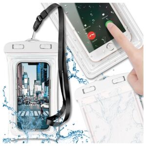 Vízálló telefontok, fluoreszkáló fehér