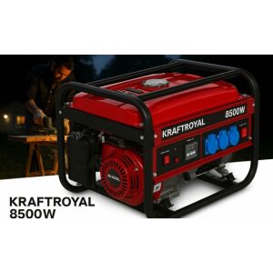 Kraftroyal 8500W hordozható benzinmotoros áramfejlesztő építkezéshez és otthoni tartalék áramforrásnak - Építkezés & Felújítás