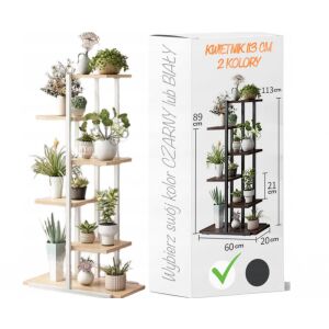 Virágtartó állvány - fehér színben (113 cm) 145693275 - Ramiz