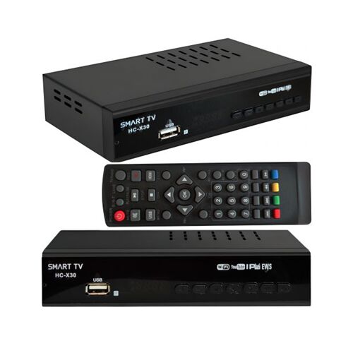 DVB-T2 dekóder HDMI csatlakozóval, USB porttal, távirányítóval, RT