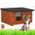 Dechland insulated dog house M size with dog and paint