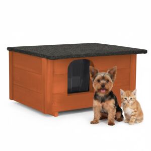 Dechland izolat Dog, Cat casa cu deschidere acoperiș plat M #tec 143355975 - Petshop