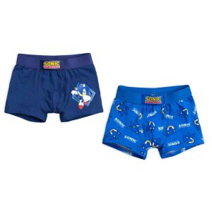 Sonic the Hedgehog 2er-Pack Boxershorts für Kinder, blau - Sonic