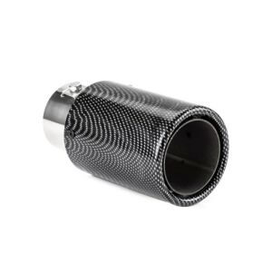 AMiO Edelstahl Auspuffblende in Carbon Optik - AMiO