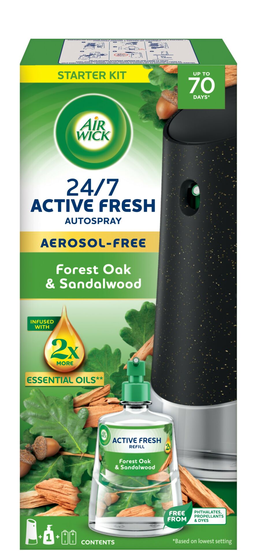 E-shop Automatický osviežovač vzduchu Air Wick Active Fresh s náplňou le...