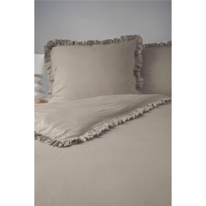 Pamut ágynemű 160x200 szürkés sima fodros Pure 23 139895863 - Ágynemű - ifjúsági és felnőtt