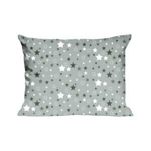 Pamut párnahuzat 40x40 366K szürke csillagok Gyermek 24 139895872 - Dekoráció
