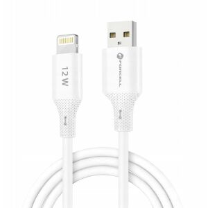 Kabel Forcell F-Energy 12W USB-A do Lightning, biały - Kabel Lightning