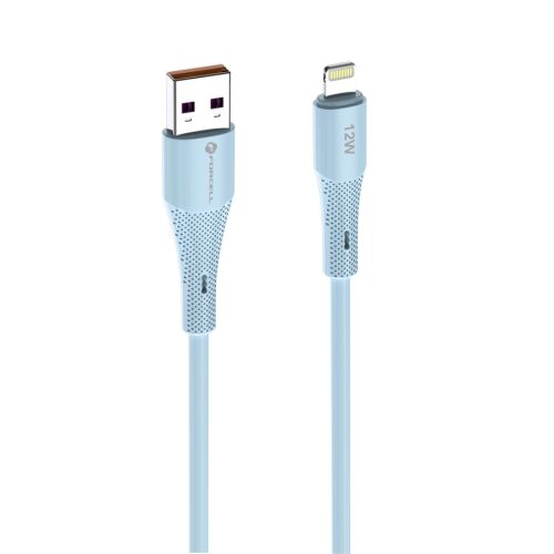 Kabel Forcell F-Energy 12W USB-A do Lightning w kolorze niebieskim