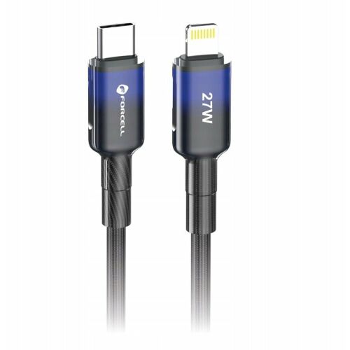 Kabel USB C do Lightning Forcell F-Energy PD 3A 27W Gradient 1 m C356 czarny 144945040