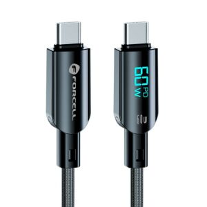 Kabel USB ForCell USB-C - USB-C 1.2 m Czarny 139896385 - Forcell Kabel USB