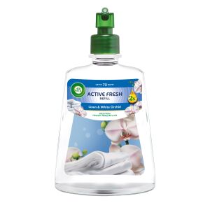Air Wick Active Fresh Pamut és Fehér Orchidea utántöltő automata légfrissítőhöz, akár 70 napig - Air Wick Automata légfrissítő